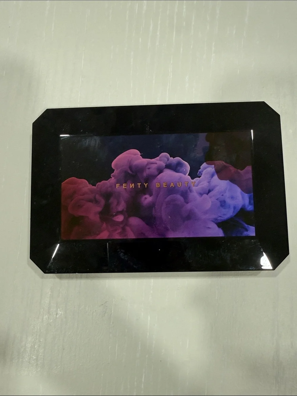 Fenty Beauty Palette - Black with Purple & Pink Smoke Art